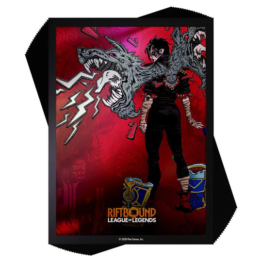 Riftbound: League of Legends Unleashed Art Sleeves - Vi, Piltover Enforcer