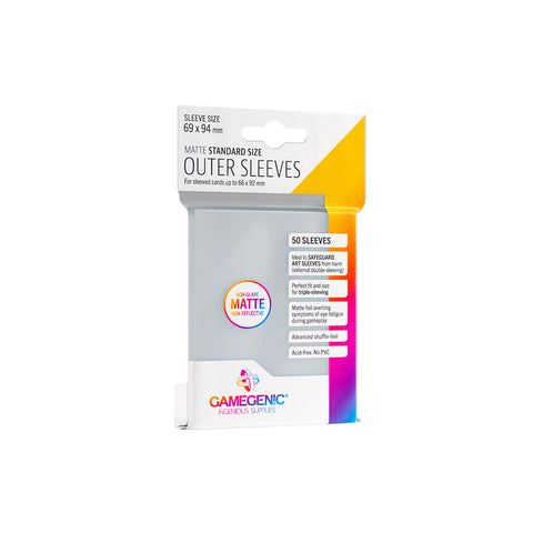Gamegenic Matte Standard Size Outer Sleeves