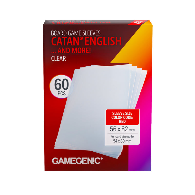Gamegenic Board Game Sleeves CATAN English Clear