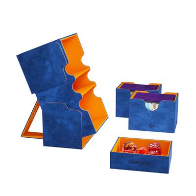 Gamegenic Stronghold 200+ XL Convertible Deck Box- Blue/Orange Exclusive