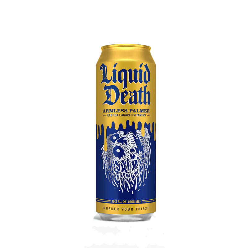 Liquid Death Tea 19.2oz – Dead Billionaire