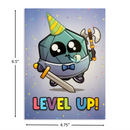 GlassStaff Level Up Greeting Card
