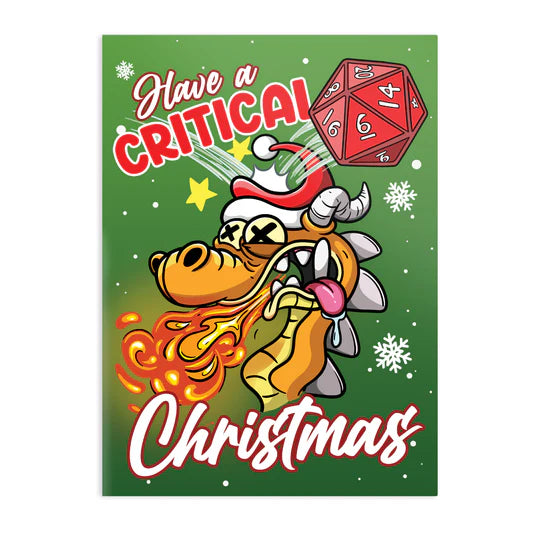GlassStaff Greeting Card: Critical Christmas
