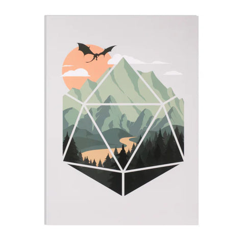 GlassStaff Greeting Card: D20 Vista
