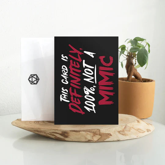 Not a Mimic Greeting Card