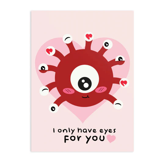 GlassStaff Greeting Card: Eyes for you