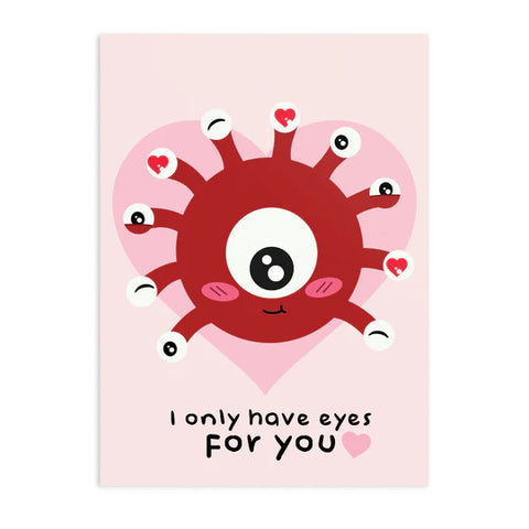GlassStaff Greeting Card: Eyes for you