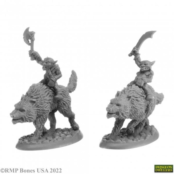 Bones USA Dungeon Dwellers: Goblin Wolfriders (2)