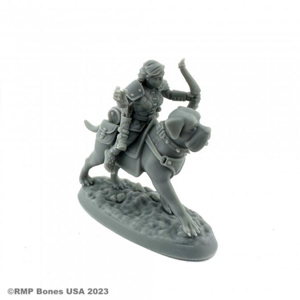Bones USA Dungeon Dwellers: Female Halfling Dog Rider