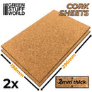 Green Stuff World: Cork Sheet in 2mm x2