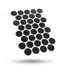 Green Stuff World: Round Magnetic Sheet SELF-ADHESIVE - 32mm