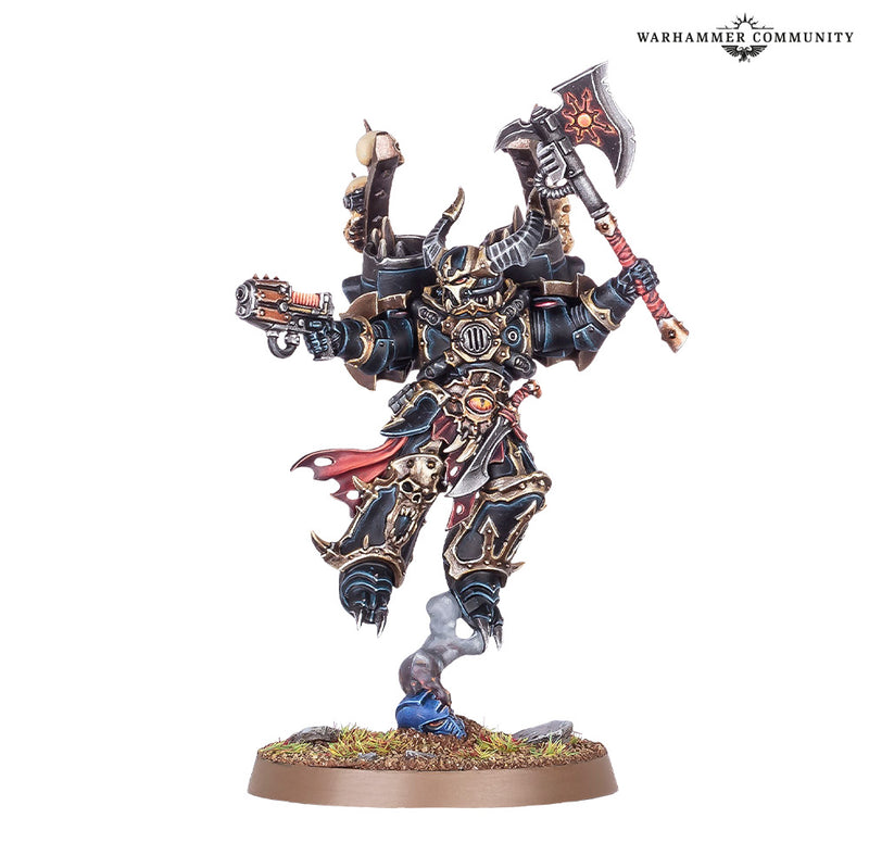 CHAOS SPACE MARINES CHAOS LORD W/ JUMP PACK