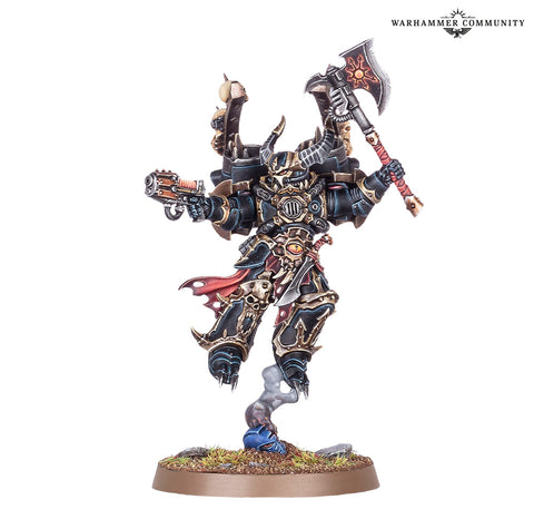 CHAOS SPACE MARINES CHAOS LORD W/ JUMP PACK