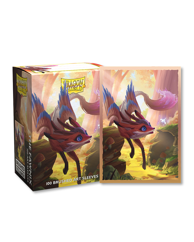 Dragon Shield 100 Count Box Brushed Art Sleeve - The Fawnix