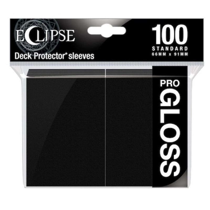 ULTRA PRO: ECLIPSE GLOSS STANDARD SLEEVES: JET BLACK