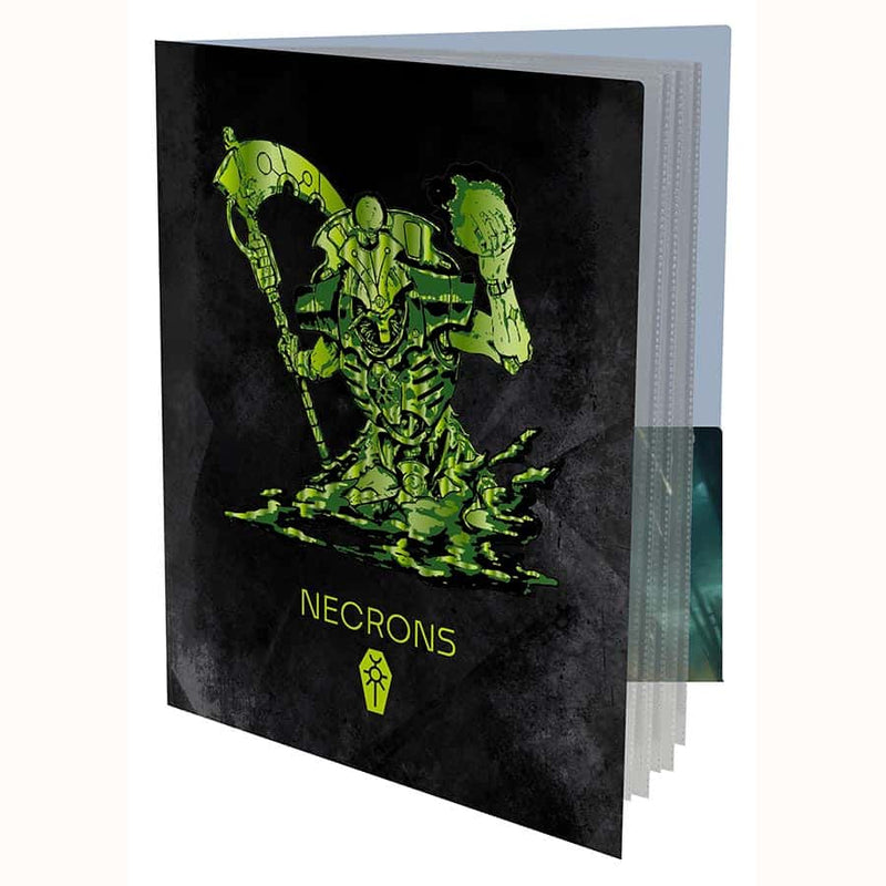 ULTRA PRO: WARHAMMER 40000: NECRON CODEX ALIGNED: DATASHEET AND INDEX CARD FOLIO