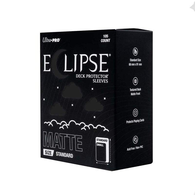 ULTRA PRO: ECLIPSE SLEEVES: STANDARD MATTE DECK PROTECTORS: JET BLACK