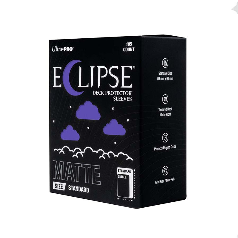 ULTRA PRO: ECLIPSE SLEEVES: STANDARD MATTE DECK PROTECTORS: ROYAL PURPLE