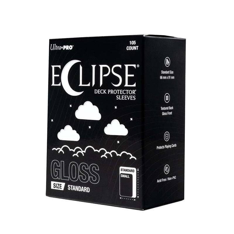 ULTRA PRO: ECLIPSE SLEEVES: STANDARD GLOSS DECK PROTECTORS: ARCTIC WHITE
