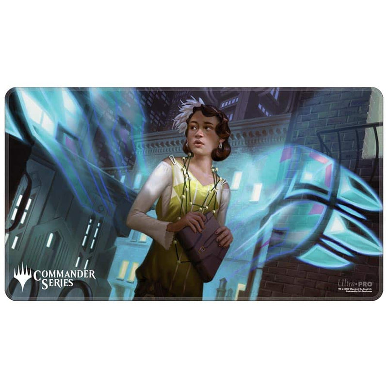 ULTRA PRO: MAGIC THE GATHERING: COMMANDER SERIES (Q1 2024 MONO COLOR): STITCHED EDGE PLAYMAT: GIADA FONT OF HOPE