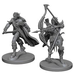 PATHFINDER: DEEP CUTS UNPAINTED MINIATURES -W1-MALE ELF FIGHTER