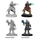 PATHFINDER: DEEP CUTS UNPAINTED MINIATURES -W6-MALE HUMAN WIZARD