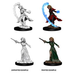 PATHFINDER: DEEP CUTS UNPAINTED MINIATURES -W6-FEMALE HUMAN WIZARD