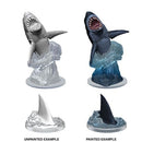 WIZKIDS DEEP CUTS UNPAINTED MINIATURES -W9-SHARK