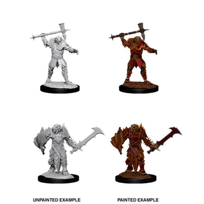 DUNGEONS AND DRAGONS: NOLZUR'S MARVELOUS UNPAINTED MINIATURES: W12 MALE DRAGONBORN PALADIN