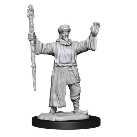D&D Elf Sorcerer Unpainted Miniature