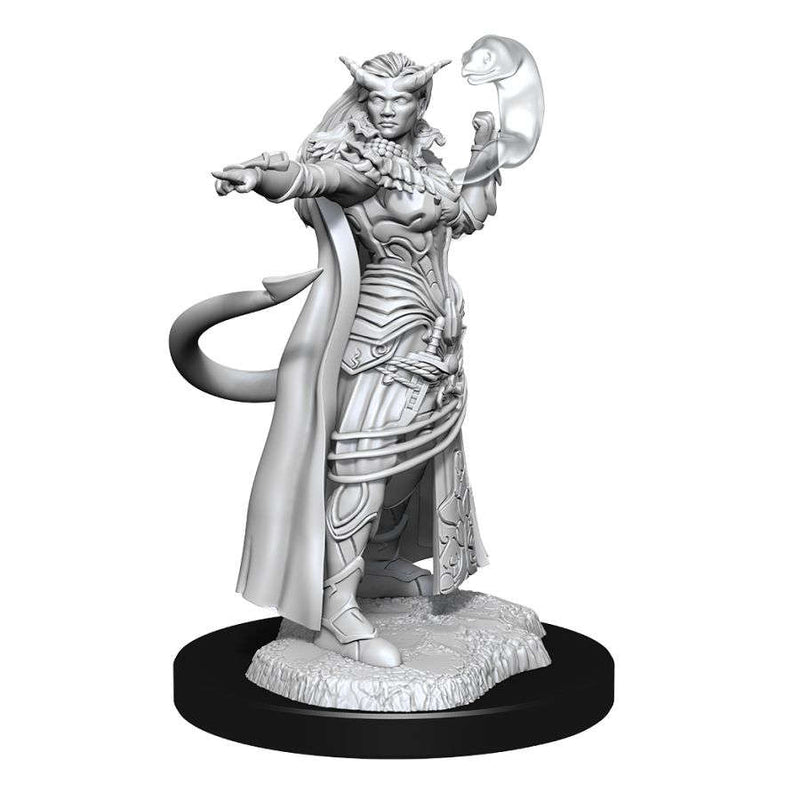 DUNGEONS AND DRAGONS NOLZUR'S MARVELOUS MINIATURES: W15 FEMALE TIEFLING SORCERER