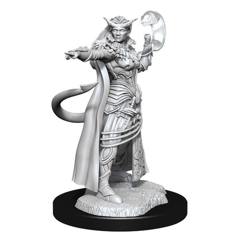 DUNGEONS AND DRAGONS NOLZUR'S MARVELOUS MINIATURES: W15 FEMALE TIEFLING SORCERER