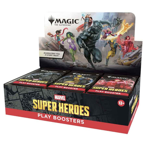 MAGIC THE GATHERING: MSH MARVEL SUPER HEROES PLAY BOOSTER BOX