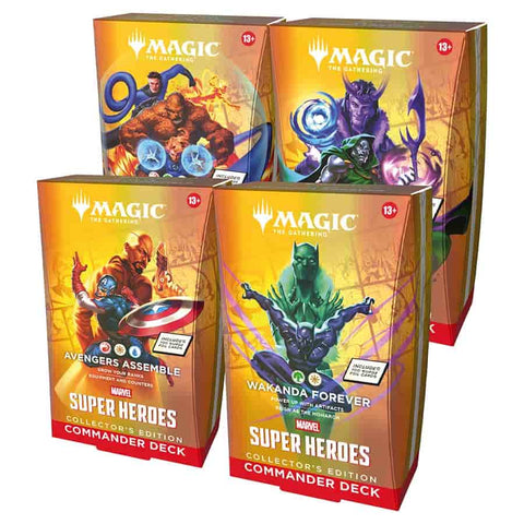 MAGIC THE GATHERING: MSH MARVEL SUPER HEROES COMMANDER DECK (COLLECTOR)