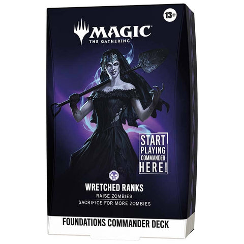 MAGIC THE GATHERING: FDN FOUNDATIONS COMMANDER DECK WRETCHED RANKS
