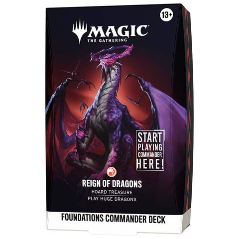 MAGIC THE GATHERING: FDN FOUNDATIONS COMMANDER DECK REIGN OF DRAGONS