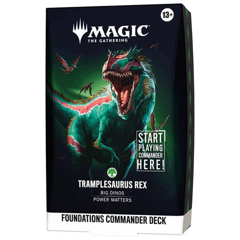 MAGIC THE GATHERING: FDN FOUNDATIONS COMMANDER DECK TRAMPLESAURUS REX