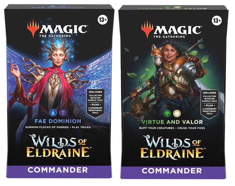 Magic: The Gathering - Wilds of Eldraine (WOE) Commander Decks Magic: The Gathering - Wilds of Eldraine (WOE) Commander Decks