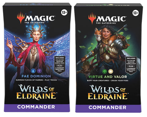 Magic: The Gathering - Wilds of Eldraine (WOE) Commander Decks