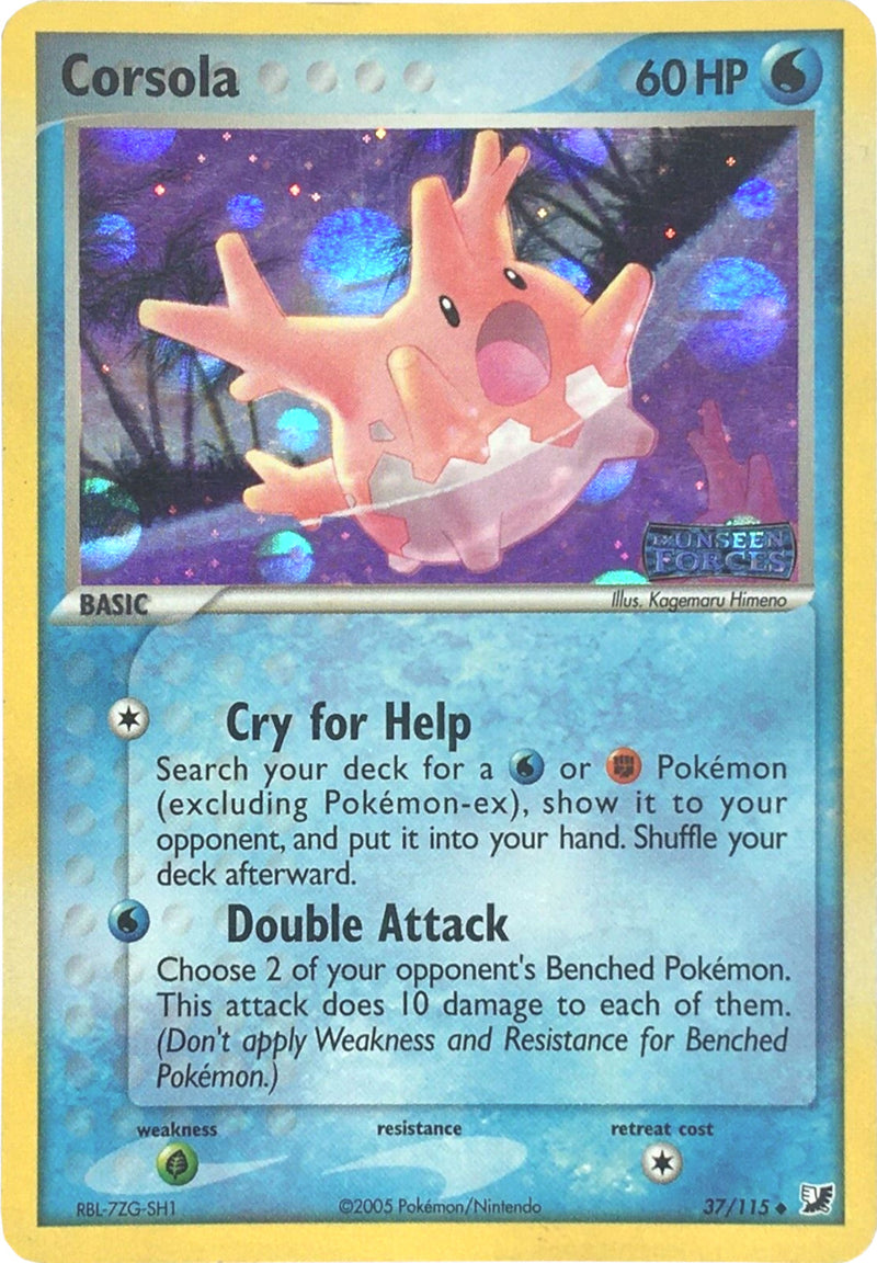 Corsola (37/115) (Stamped) [EX: Unseen Forces]
