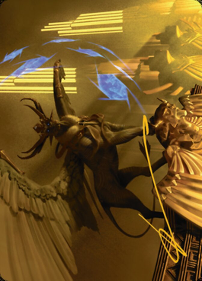 Raffine, Scheming Seer Art Card (Gold-Stamped Signature) [Streets of N