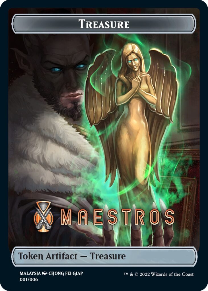 Treasure Token (Maestros) (Southeast Asia Artists) [Streets of New Capenna Tokens]