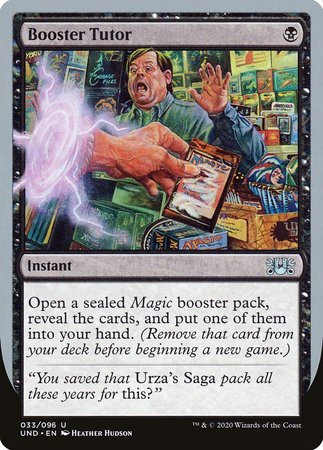 unsanctioned mtg booster box Booster Tutor [Unsanctioned]