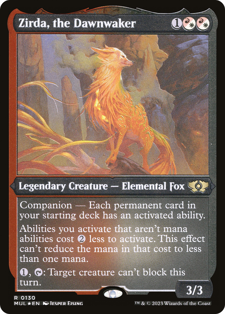 Zirda, the Dawnwaker (Foil Etched) [Multiverse Legends]