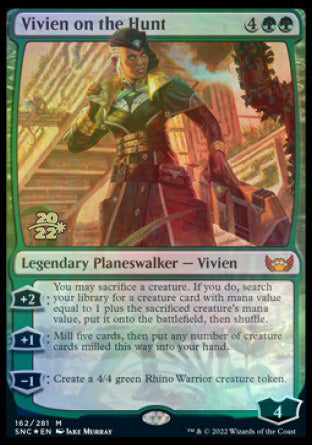 Vivien on the Hunt [Streets of New Capenna Prerelease Promos]