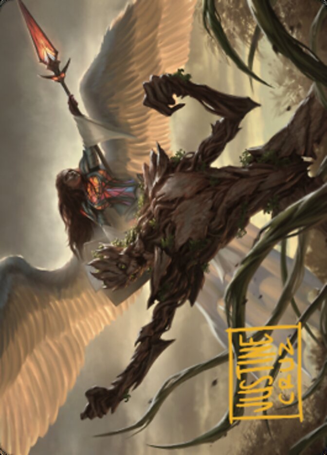 Strength of the Coalition Art Card (Gold-Stamped Signature) [Dominaria United Art Series]