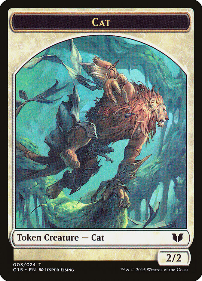 Cat Token [Commander 2015 Tokens]