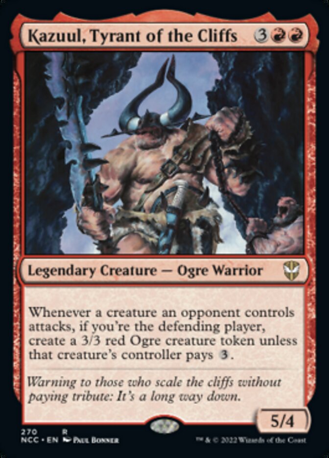 Kazuul, Tyrant of the Cliffs [Streets of New Capenna Commander]