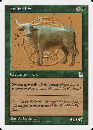 Zodiac Ox [Portal Three Kingdoms]
