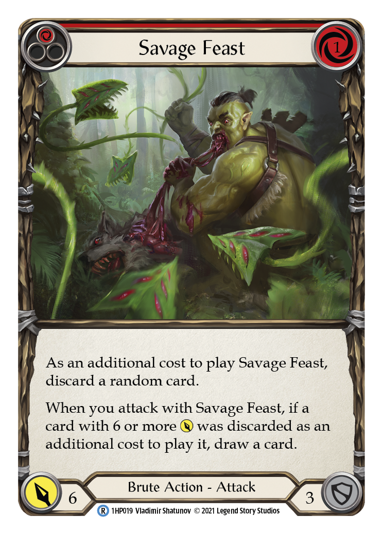 Savage Feast (Red) [1HP019]